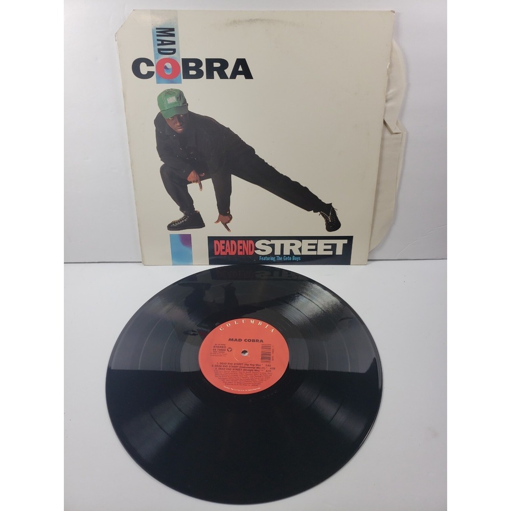 Mad Cobra – Dead End Street Geto Boys 12" Vinyl Single 1992 Hip Hop EX/EX